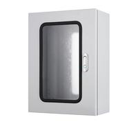 Stainless Steel Electrical Box, Outdoor Lockable Electrical Box With Window Mount Plate & Inst Kit Multi Sizes(60x50x20cm)