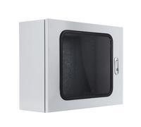 Stainless Steel Electrical Box, Steel Electrical Box Viewing Window Multi Sizes Locks Plate(60x50x20cm)