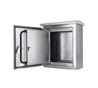 Stainless Steel Electrical Enclosure Waterproof IP66 Distribution Box for Indoor/Outdoor Use Observation Window 100x60x35cm Durable Utility Cabinet