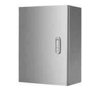 Stainless Steel Electrical Junction Box, Lockable Waterproof Enclosure with Mounting Plate, Practical Design for Safe Use, Porous for Heat Dissipation