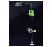 Stainless Steel Emergency Eye Wash Station with Shower Combination Eyewash Station, Safety Shower Eye Washer, for Use in Chemical Plants and Laboratories Worksite(Color 3,Basic model)