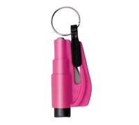 Stainless Steel Emergency Hammer, Window Impact Tool, Car Escape Tool - Shatters Car Windows & Cuts Seatbelts for Family/Traffic Accident Escape,Pink
