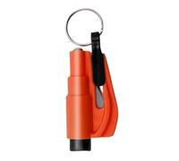 Stainless Steel Emergency Hammer, Window Impact Tool, Car Escape Tool - Shatters Car Windows & Cuts Seatbelts for Family/Traffic Accident Escape,Orange