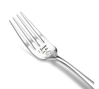 Stainless Steel Engraved Fork, Personalized Dinner Fork, I Forking Love You, Valentines Day Gifts for Him Her, Anniversary Presents for Women Men Boyfriend Girlfriend (2)