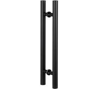 Stainless Steel Entrance Door Pull Handle - Round H-Bar for Commercial and Residential Use
