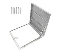Stainless Steel Escape Hatch Cover with Hydraulic Rods, Theft-Proof Access Door for Roof Maintenance, 70x55cm for Home & Commercial Buildings