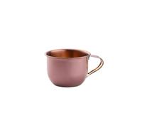 Stainless Steel Espresso Cup,60ml Drinking Cup,Juice Cup with Handle,Mini Coffee Mug,Small Capacity Juice Cup,Espresso Cups for Kitchen(Rose Gold)