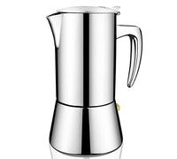 Stainless Steel Espresso Maker for Induction Hob, 4 Cup Moka Pot - Stovetop Coffee Maker for Rich, Full-Bodied Brew, Perfect for Coffee Lovers