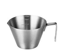 Stainless Steel Espresso Measuring Cup,Espresso Pouring Cup with Scale - Stainless Steel Coffee Bean Dosing Cup for Coffee Making, Espresso Accessories