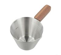 Stainless Steel Espresso Measuring Cup With Scale 120ml Coffee Extraction Cup(Natural Color)