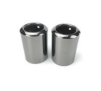 Stainless Steel Exhaust Pipe Cover For Mazda 6 For Atenza Cx-5 Cx-4 Cx-30 For 3 For Axela Rear Tail Throat(B type Black 2pcs)