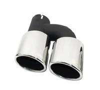Stainless Steel Exhaust Tip FOR A4 A5 A6 A7 FOR Modify S4 S5 S6 S7 Stainless Steel Tailpipe Exhaust Pipe Muffler Tip CLAMP Type Tailpipe Tip(Left)