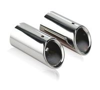 Stainless Steel Exhaust Tips Pipe Muffler For A3 A4 B8 A6 C6 A5 Q5 Q7 Q3 A1 A8 Tailpipe Car Accessories OUSDUO(2 pieces-b)