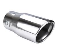 STAINLESS STEEL Exhaust Trim Tail Pipe Beveled Solid 155 x 76mm UNIVERSAL