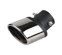 Stainless Steel Exhaust Universal Car Exhaust Pipe Muffler Tail Pipe System Oval ID 60mm Stainless Steel Muffler Tail Throat