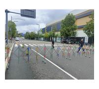 Stainless Steel Expandable Fence Mobile Barrier Gate/Guardrail Suitable for Kindergartens, Schools, and Shopping Malls(1.5x3m)