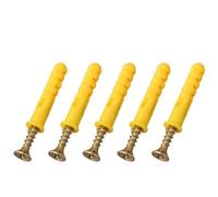 Stainless Steel Expansion Screws M640 Wall Anchor for IDEAL for Daily Use with 50Pcs and Stainless size 50pcs crafted from Plastic and Steel (M6*30)