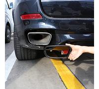 Stainless Steel Exterior Accessories Exhaust Tailpipe Decoration Frame Cover Trims For X5 F15 X6 F16 2014-2019(Suitable For M Sports Version)