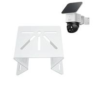 Stainless Steel Exterior Outside Wall Corner Mount for Security Camera, Metal Corner Mount Compatible with Eufy SoloCam S340 Surveillance Camera System for Outdoor and Indoor, White