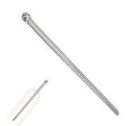 Stainless Steel Extra Long Urethral Plug for Men - Penis Dilator, Smooth Metal Catheter, Urethral Sounds & Stretcher, Masturbation Rod, Adult Sex Toy for Male Pleasure (Diameter 0.47 in)