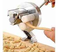 Stainless Steel Extruder Pasta Maker,Manual Pasta Maker Hand Crank,Portable Hand Cranking Noodles Pressing Machine for Kitchen Restaurant