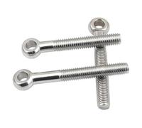 Stainless Steel Eye Bolt 304 Stainless Steel GB798 Ring Link Fisheye Hole Anchor Stud Screw M5 2 pcs M6 M8 M10 M12(20mm,M8 (1Pcs))