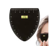 Stainless Steel Eyebrow Mapping Tool - Eyebrow Ruler | Stainless Steels Golden Ratio Eyebrows Ruler | 3-Point Positioning Tool, Adjustable Stainles Steel Rulers for Precise Eyebrows Mapp