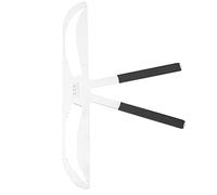 Stainless Steel Eyebrow Stencil Ruler for - 3-Point Alignment, Measured Scale, Falling Tail & Silk-Fog Compatible Design