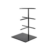 Stainless Steel Eyeglass Display Stand with Base, 3/4/5-Tier Rack for Store, Perfect for Sunglasses and Eyeglasses, Table Organizer (18 x 15 x 43 cm)