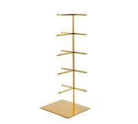 Stainless Steel Eyeglass Display Stand with Base, 3/4/5-Tier Rack for Store, Perfect for Sunglasses and Eyeglasses, Table Organizer (18 x 15 x 43 cm)