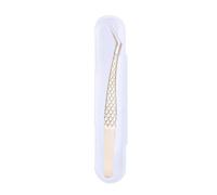 Stainless Steel Eyelash Tweezers Ensuring Reliabled Featuring Textured Grip in Various Environments Beauty Tweezers