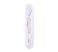 Stainless Steel Eyelash Tweezers Ensuring Reliabled Featuring Textured Grip in Various Environments Cosmetic Tool