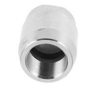 Stainless Steel Eyewash Station Nozzle Silver with Built in Filter | 18mm Bottom Diameter, Easy-clean Replacement Component, Sturdy Construction for Dual-outlet Fixtures, Work Areas
