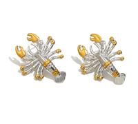 Stainless Steel Fashionable Avant-Garde Chic Spring Summer Niche Unique Creative Lobster Earrings for Women Gift