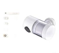 Stainless Steel Faucet Filter with Full Circle Rotation to Limit For Splash During Use and Improve Efficiency (A)