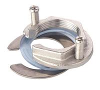 Stainless Steel Faucet Fixing Nut Kit, Single Hole Faucet Fixing Piece, Lock Nut Mounting Fitting to Prevent Kitchen and Bathroom Faucets from Loosening, Single Hole Nut Mounting Type Connector 31 mm