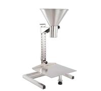 Stainless Steel Feeding Hopper with Adjustable Bracket & Tray, Capacity, Precision Powder Liquid Granule Filling Stand for Industrial Food Processing Lab Use