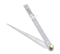 Stainless Steel Feeler Gauge Taper Wedge Ruler 1-150mm Range for Accurate Bore Dimension Checking in Ceramic Sanitary Ware and Railway Use