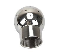 Stainless Steel Female Thread Cleaning Spray Ball Pipe Fittings Rotatable Tank Cleaning Ball Head for Industrial Use(DN25)