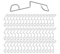 Stainless Steel Fence Panel Clip, Fence Panel Grips Clips, Fences Clamps Anti-vibration Tools, For Fences Garden Wind Protector (50pcs)