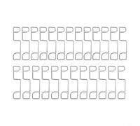 Stainless Steel Fence Panel Clips 25PCS or 50PCS for a Quieter, More Stable Outdoor Space (25pcs)