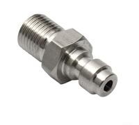 Stainless Steel Fill Nipple, 8mm Male Quick Connector, Replacement Nozzle (M10)