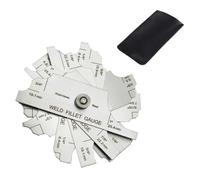 Stainless Steel Fillet Weld Gauge Inspection Measurement Tool Set Suitable for Measuring Throat Leg Size in Shipbuilding Welding Depth Gauge