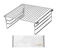 Stainless Steel Fire Pit for Camping, Picnic, Hiking | foldable design, even heat, easy storage, multipurpose use