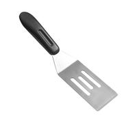Stainless Steel Fish Spatula Small Stainless Steel with Non-Slip Handle Griddle Scraper Metal Spatula Multifunctional Cooking Utensil for Flipping Cooking and Baking