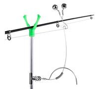 Stainless Steel Fishing Bell - Stable Resistant Build, Easy Clamp Attachment, High Sensitivity Alarm, Compact Lightweight Design | for Night Fishing Sea Rod Fish Bite Detection Line Return A