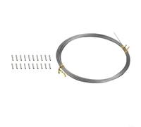 Stainless Steel Fishing Leader Wire, 7x7 Bite-Proof Saltwater Line, Corrosion-Resistant, Flexible for Natural Lure Action(60 pounds)