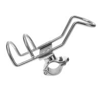 Stainless Steel Fishing Rod Holder, Rotatable Stand 360 Degree | Mirror Polished Silver Finish, for Fishing Boat Use, Bracket Style, Fisher and Fishing Lover Support