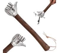 Stainless Steel Fist Shape Hammer, 2025 New Decorative Fist Hammer - Stainless Steel Head & Wooden Handle,Multifunctional Solid Ham-mer Tools for Gardening Household Car Outdoor Camping (B 1pc)