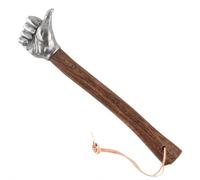 Stainless Steel Fist Shape Hammer,Upgrade Decorative Fist Hammer with Wooden Handle,Multifunctional Solid Ham-mer Tools for Gardening Household Car Outdoor Camping